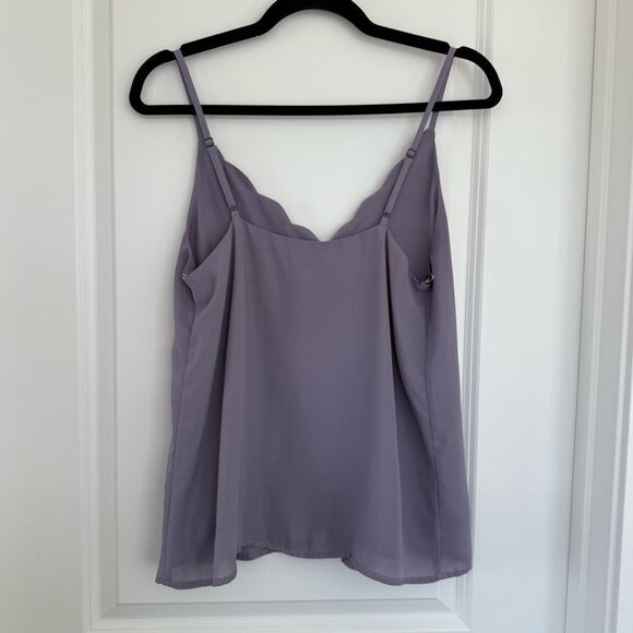 SOCIALITE | Scalloped neckline Tank Top - Picture 6 of 10
